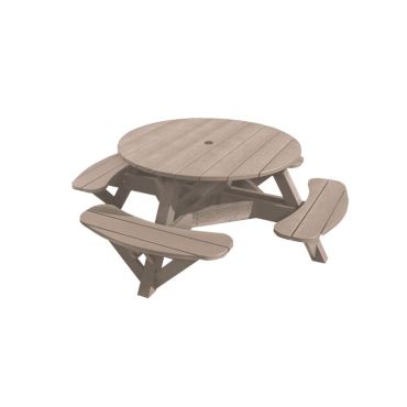 51" Round Picnic Table 
